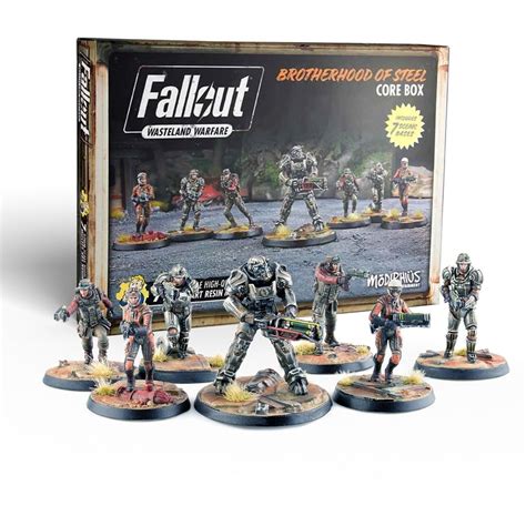 brotherhood of steel core box|Fallout: Wasteland Warfare – Brotherhood of Steel: .